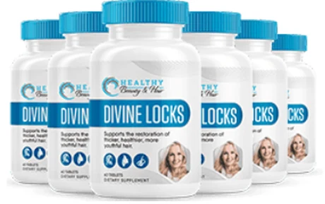 Divine Locks 6 bottles — 180-day supply